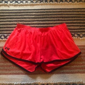 Girls loose fitting under armour shorts